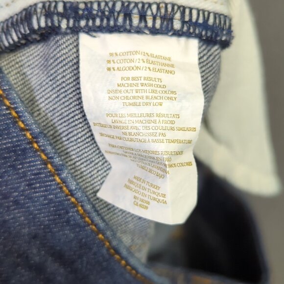 Peter Millar Jeans Men's 36x29 Blue Pilot Mill Denim 5 Pocket Straight - Picture 10 of 12